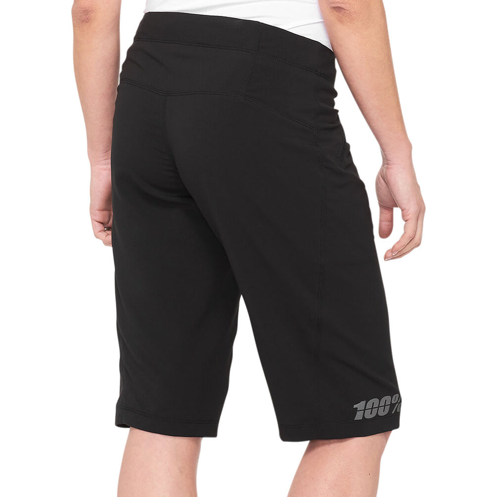 100 Percent Ridecamp Women's Shorts - S - Black - Grey