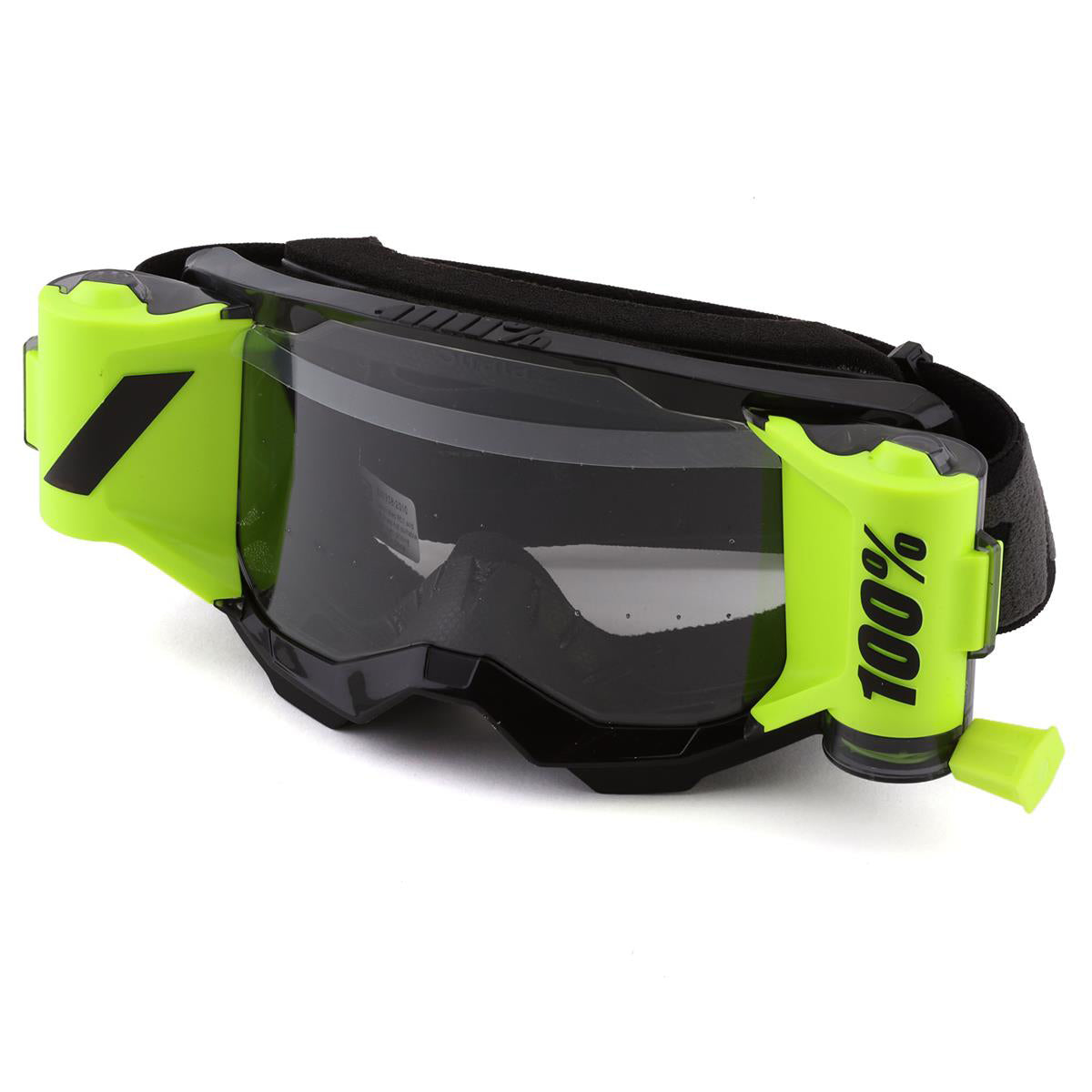 100 Percent Strata 2 Forecast MTB Goggles - One Size Fits Most - Black - Clear Lens