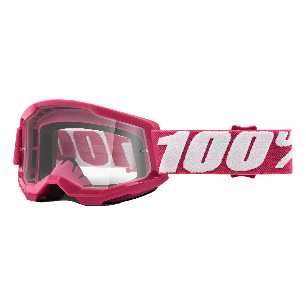 100 Percent Strata 2 Youth Goggles - One Size Fits Most - Fletcher - Clear Lens