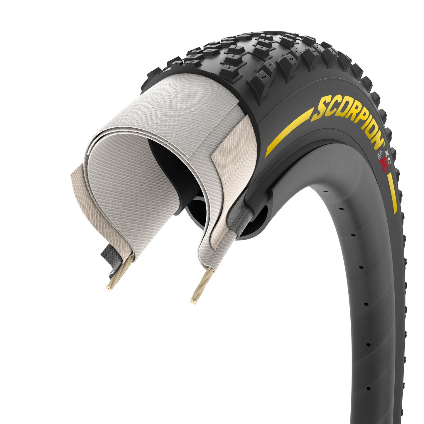 Pirelli Scorpion XC RC Team Tyre - 29 Inch - 2.2 Inch - TR Folding - Yellow Label - PW