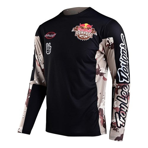 TLD Limited Edition Red Bull Rampage Lock Long Sleeve Jersey - S - Black