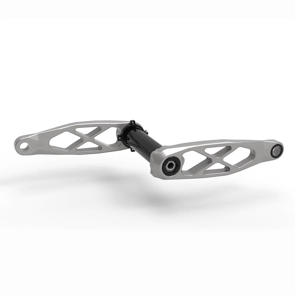 5DEV Trail - Enduro Cranks - 170mm - 28.99mm DUB - 68-73mm - Sram Direct Mount - No Chainring - 52mm Chainline - Raw - Clear