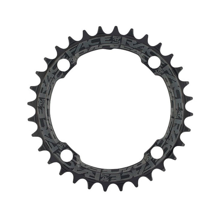 Race Face 104 BCD Narrow Wide Chainring - 104 BCD - Round - Black - Alloy - 9-12 Speed - 36T