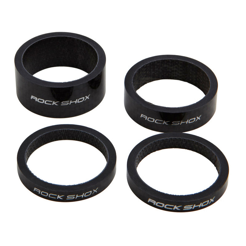 Rockshox Carbon Headset Spacer Pack - 2 x 5mm 1 x 10mm 1 x 15mm