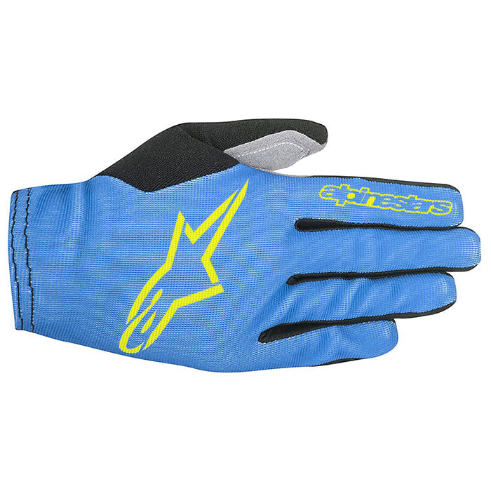 AlpineStars Aero 2 Glove - 2XL - Bright Blue - Acid Yellow