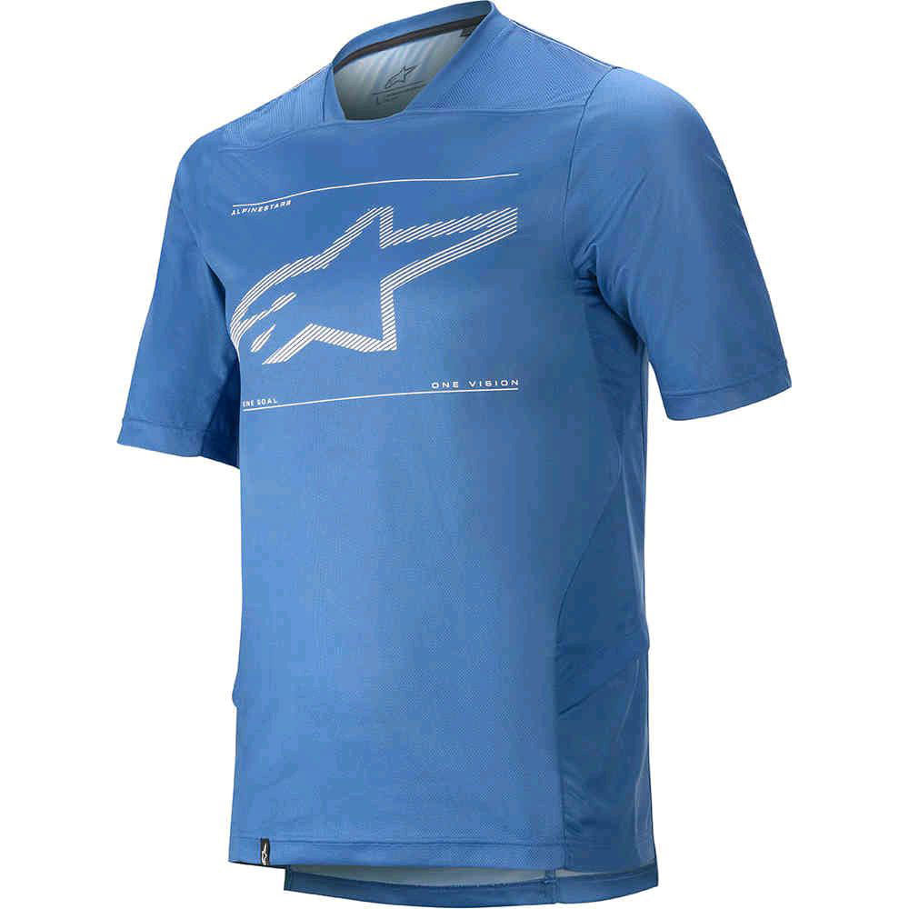 AlpineStars Drop 6.0 Short Sleeve Jersey - XL - Blue