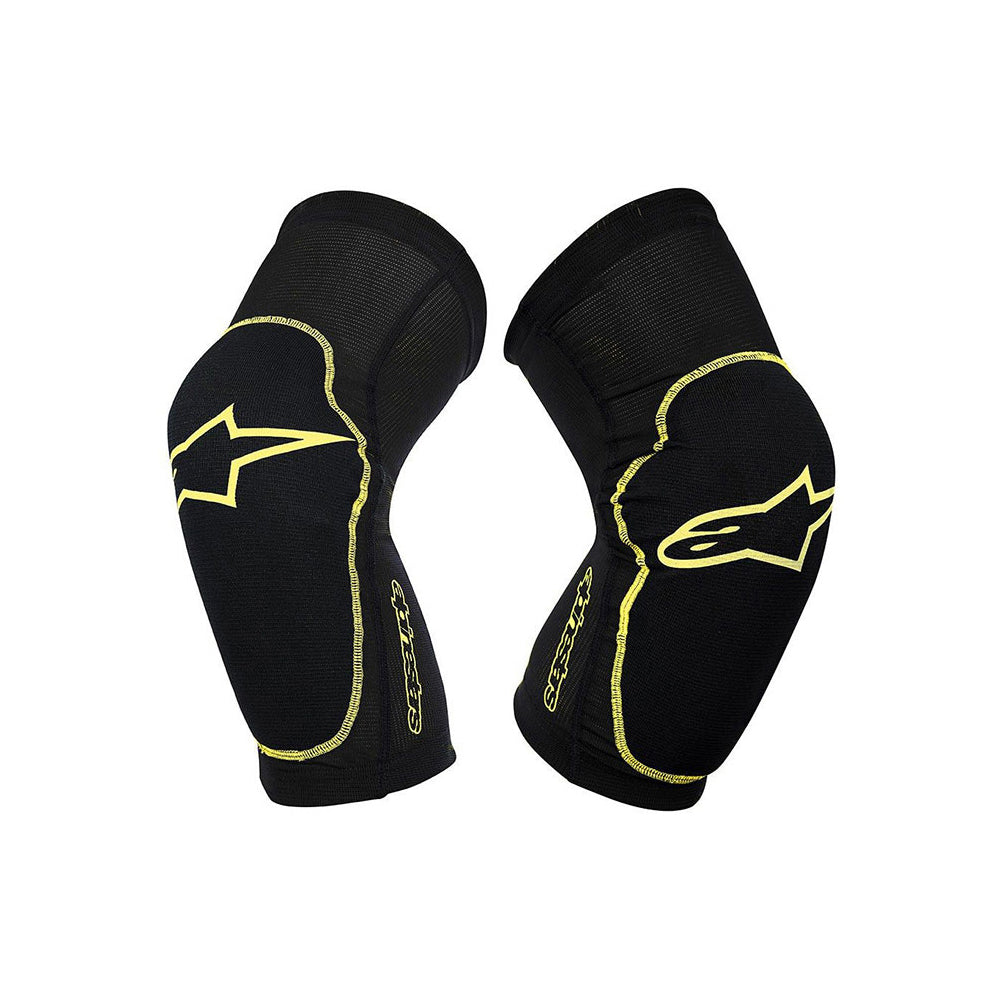 AlpineStars Paragon Knee Guard - 2XL - Black - Yellow