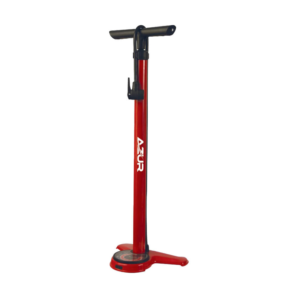 Azur Sirocco Floor Pump Red