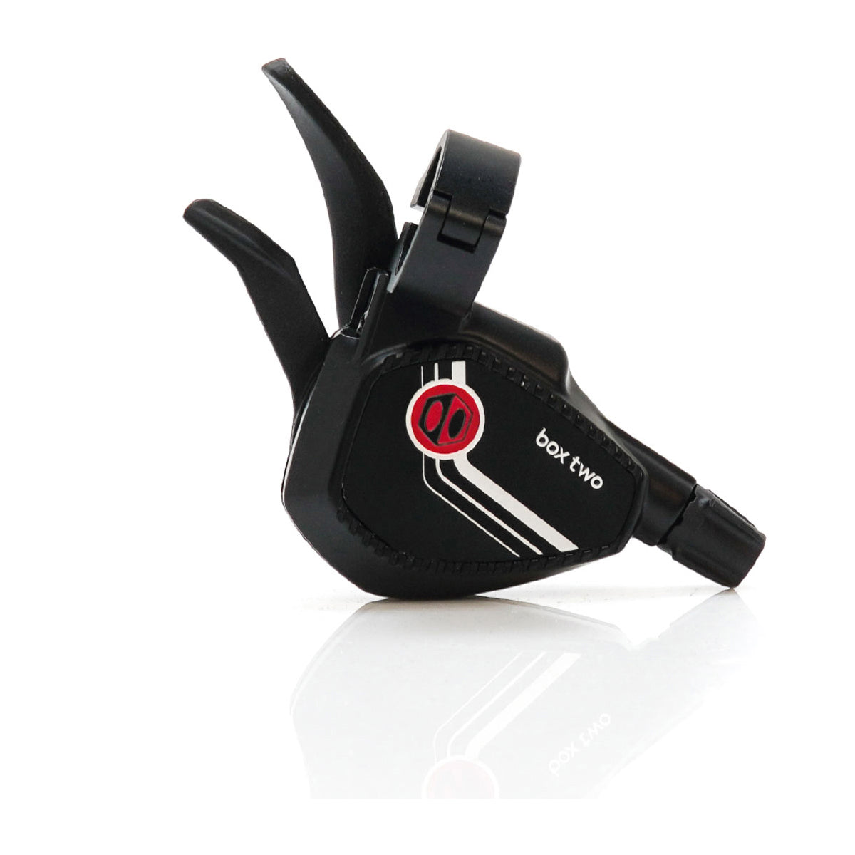 BOX Two Prime 9 Speed Twin Lever Shifter - Black - Single Shift - 22.2mm Bar Clamp - 9 Speed
