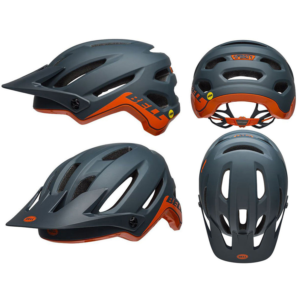 Bell 4FORTY MIPS Helmet - M - Slate - Orange - AS-NZS 2063-2008 Standard