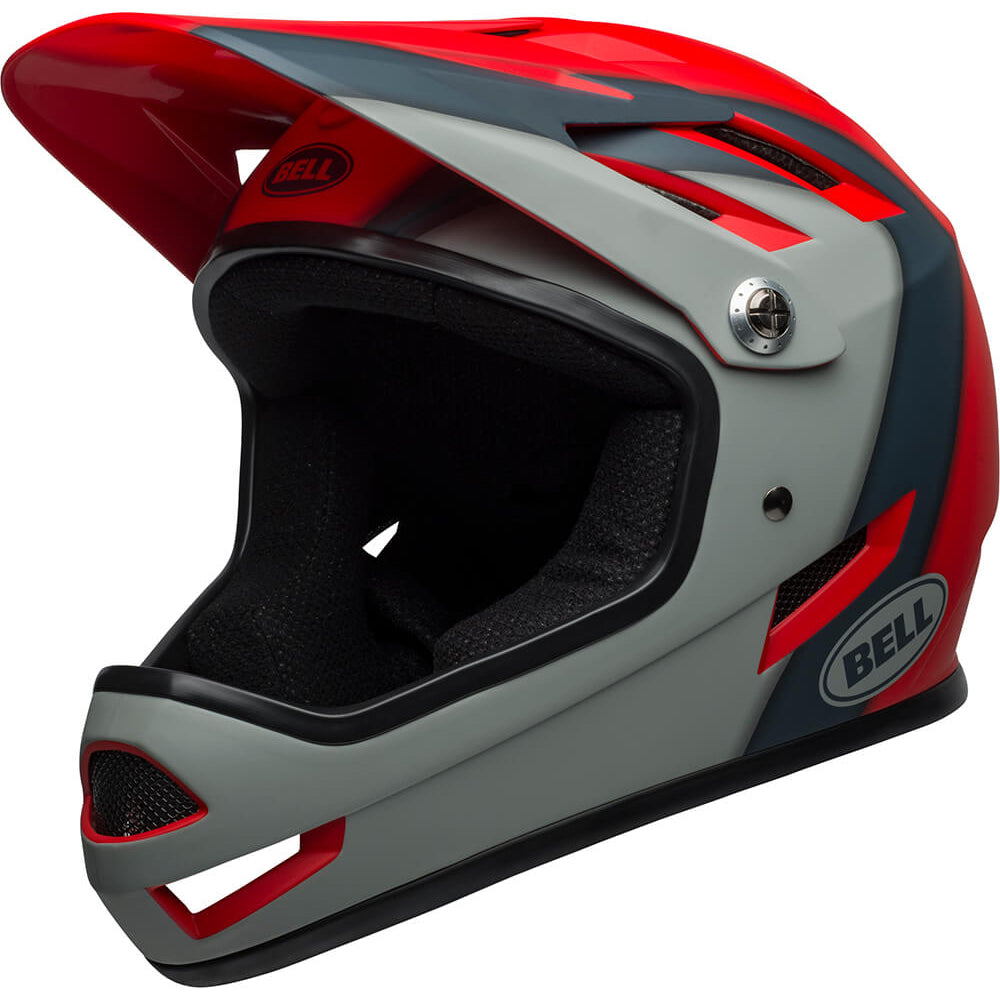Bell Sanction Helmet - XS - Matte Crimson - Slate - Dark Grey - AS-NZS 2063-2008 Standard