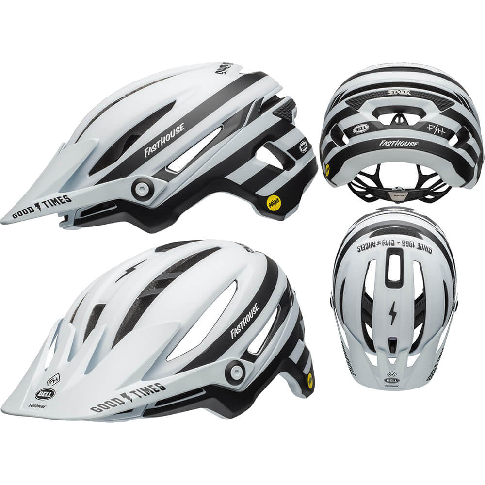 Bell Sixer MIPS Helmet - L - Fasthouse Matte White - Black - AS-NZS 2063-2008 Standard