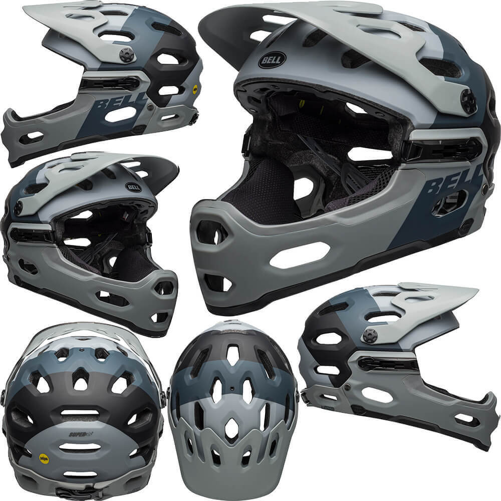 Bell Super 3R MIPS Helmet - L - Matte Dark Grey - Gunmetal - AS-NZS 2063-2008 Standard