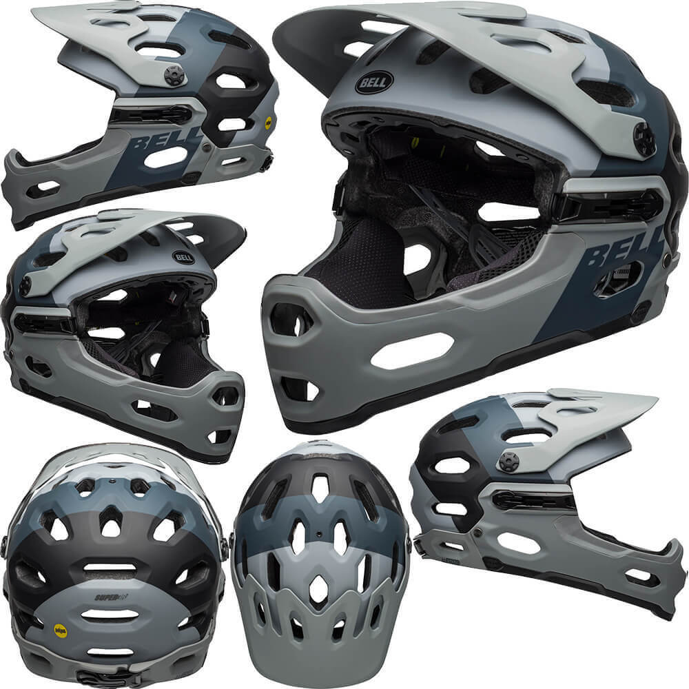 Bell Super 3R MIPS Helmet - L - Matte Dark Grey - Gunmetal - AS-NZS 2063-2008 Standard