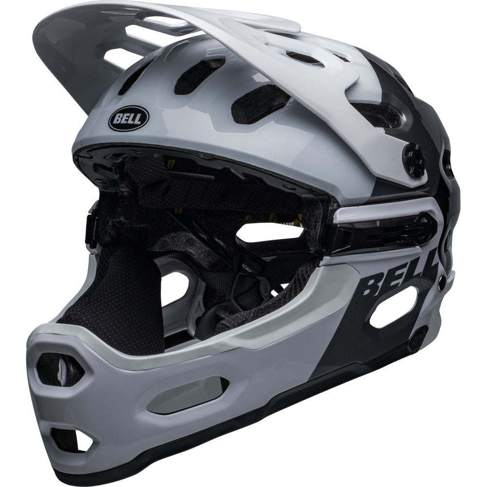 Bell Super 3R MIPS Helmet - L - White - Black - AS-NZS 2063-2008 Standard