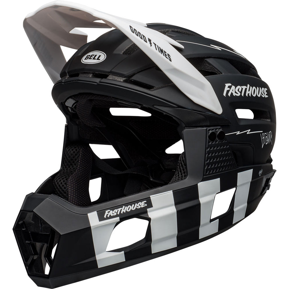 Bell Super Air R Spherical MIPS Helmet - L - Fasthouse Matte Black - White - AS-NZS 2063-2008 Standard