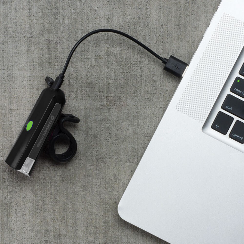 Blackburn Central Micro Front 350 Lumen USB-LED Light - Black