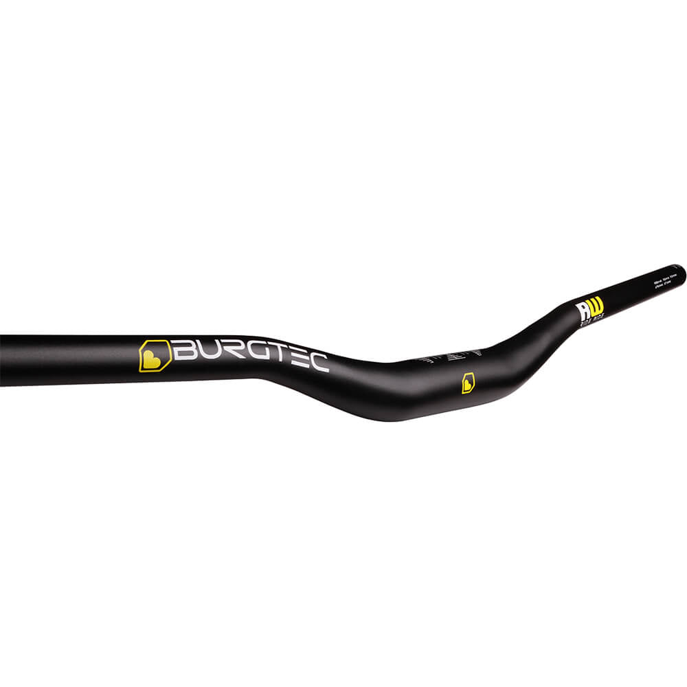 Burgtec Ride Wide Alloy Bars - Black - 35 - 38mm Rise - 800