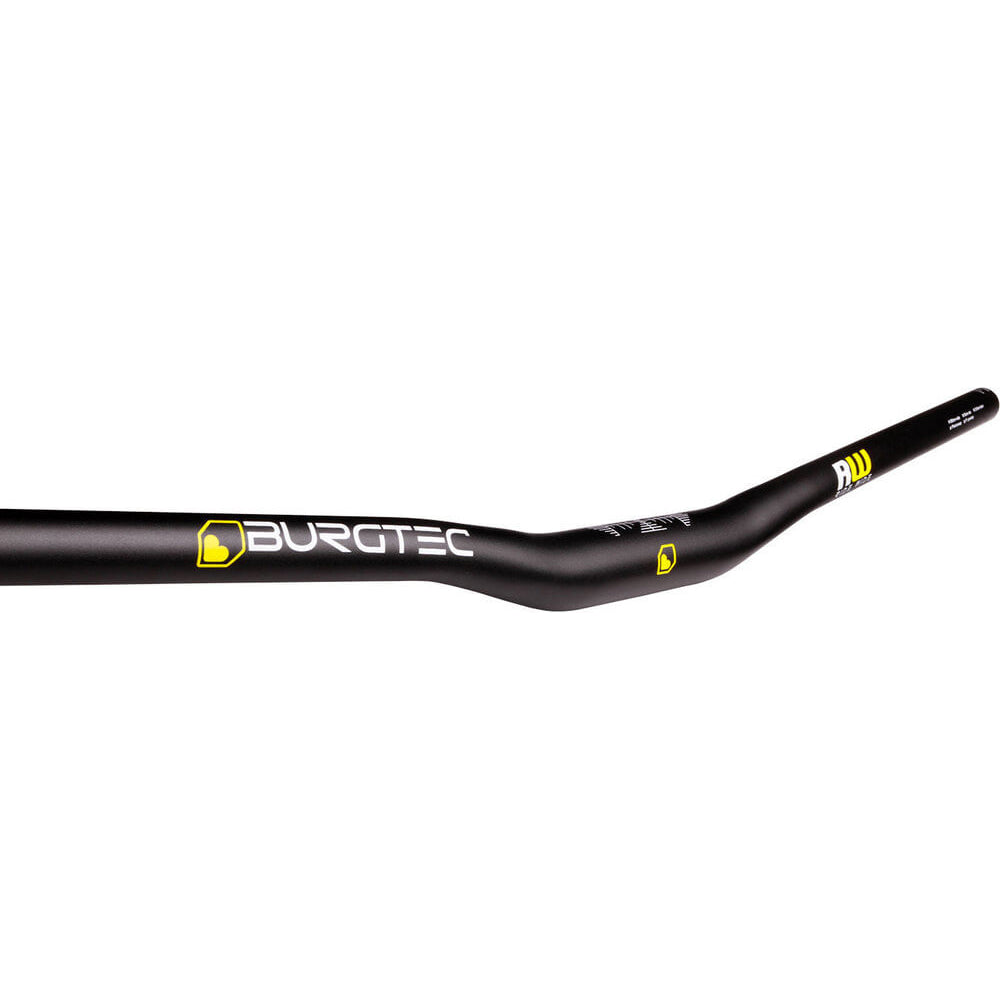 Burgtec Ride Wide Alloy Bars - Black - 35 - 22.5 Rise - 800