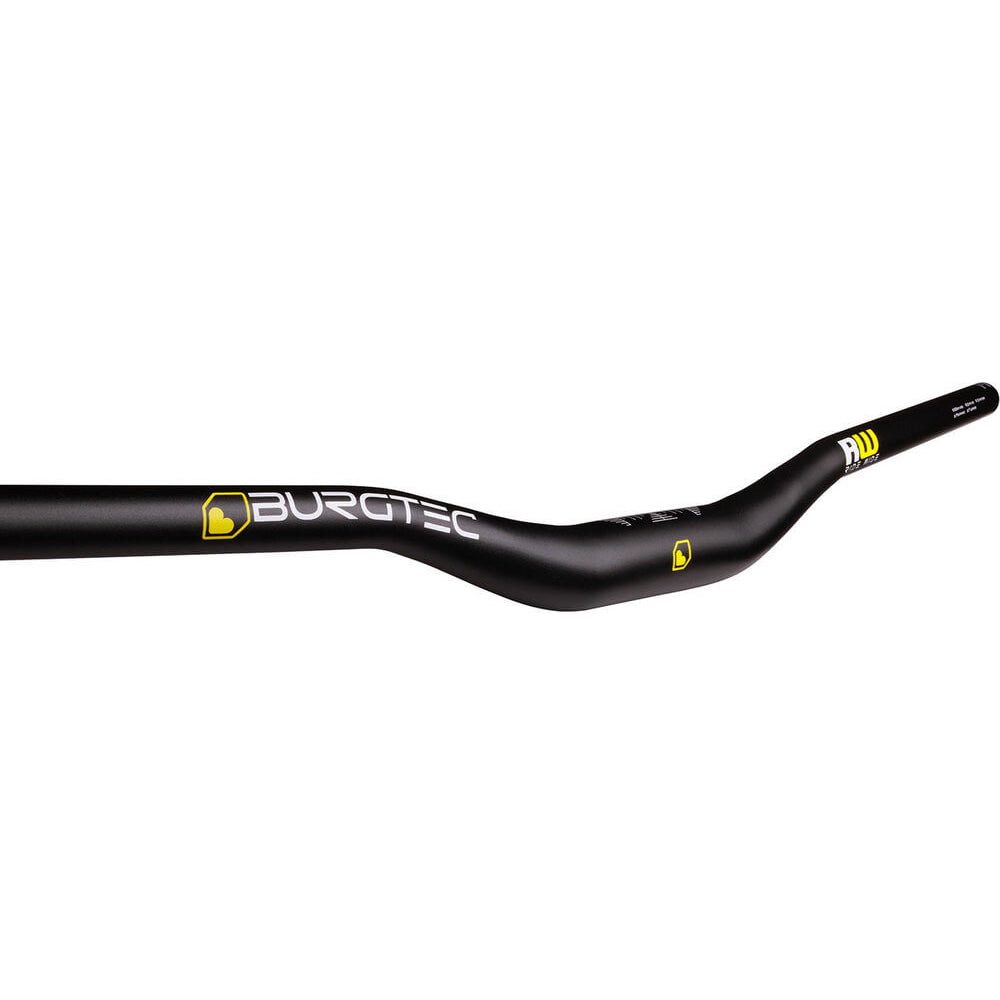 Burgtec Ride Wide Alloy Bars - Black - 35 - 30 Rise - 800