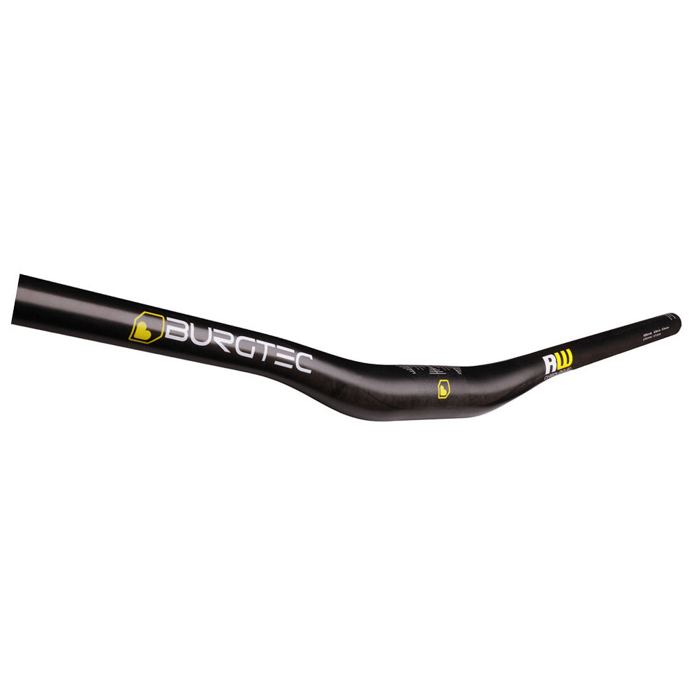 Burgtec Ride Wide UD Carbon Enduro Bars - Black - 35 - 30 Rise - 800