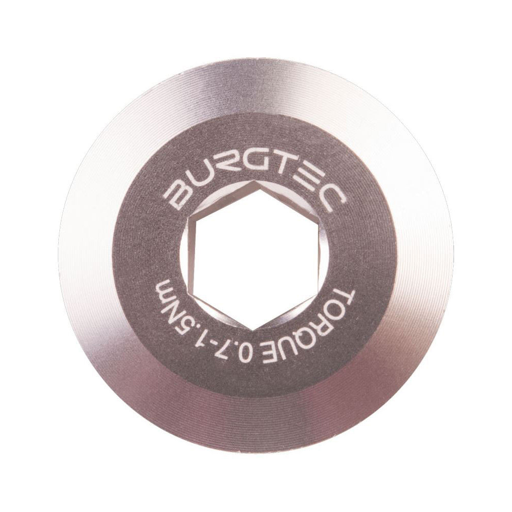 Burgtec Shimano Crank Bolt - Rhodium Silver