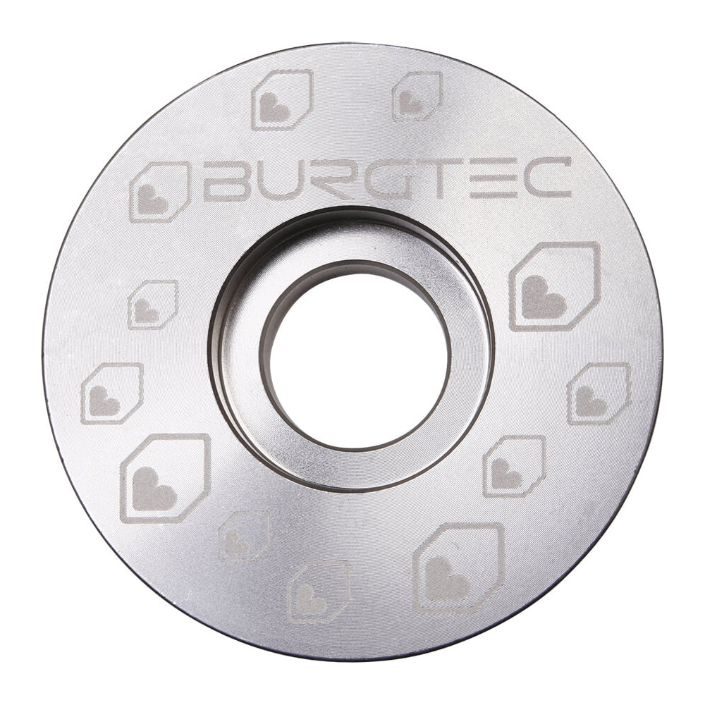 Burgtec Stem Top Cap - Rhodium Silver