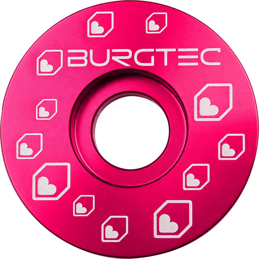 Burgtec Stem Top Cap - Toxic Barbie Pink