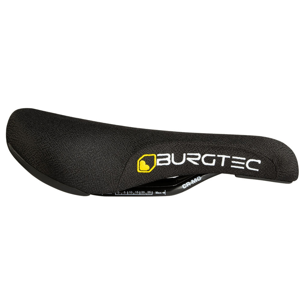 Burgtec The Cloud Boost Saddle - Cro-Mo Alloy - M - Black / White