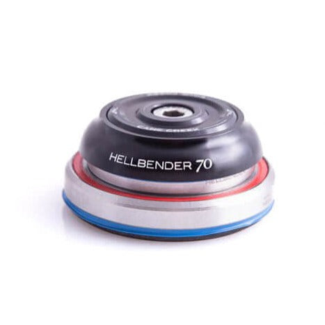 Cane Creek Hell Bender 70 Series Complete Headset - Black - IS41-28.6 Top - IS52-40 Bottom