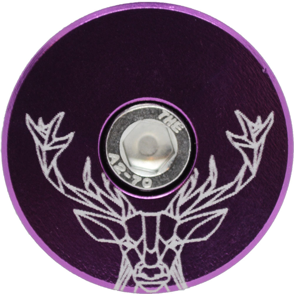 Capped Out Geo Deer Top Cap - Purple - Flat
