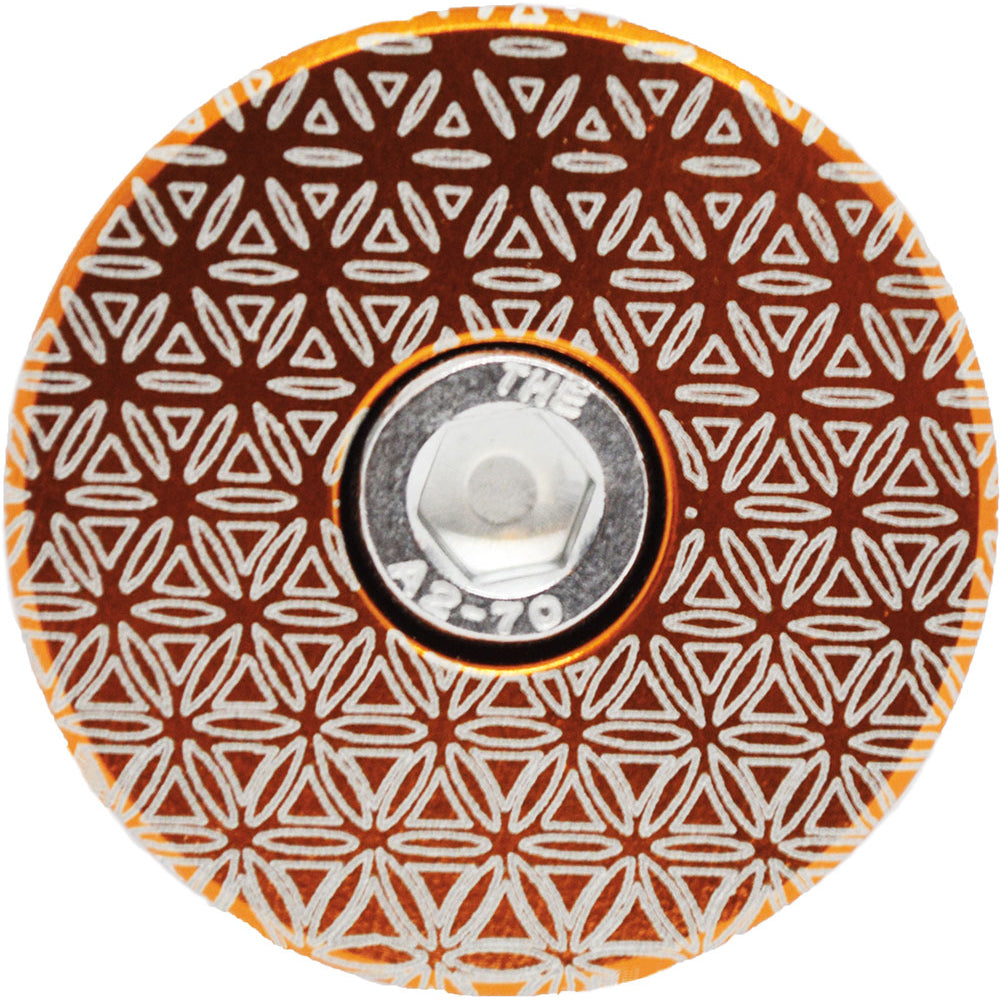 Capped Out Geo Fade Top Cap - Orange - Flat