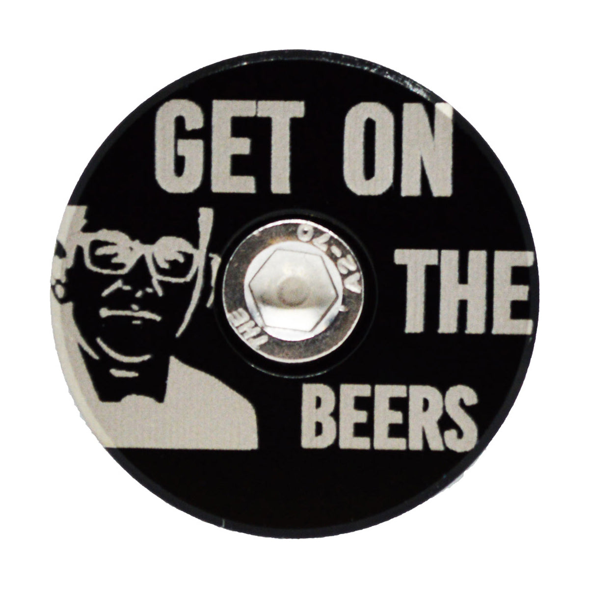 Capped Out Get On The Beers Top Cap - Black - Flat