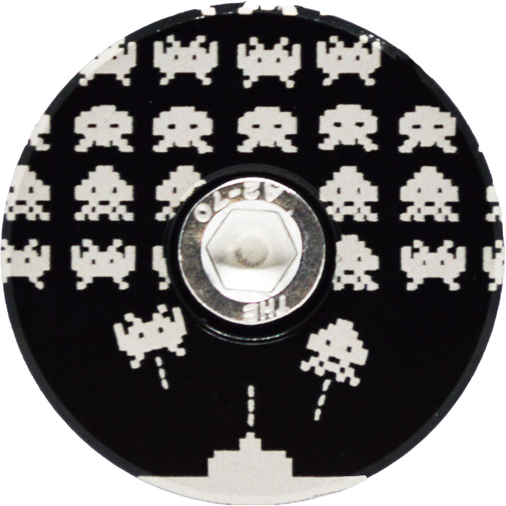 Capped Out Invader Top Cap - Black - Flat
