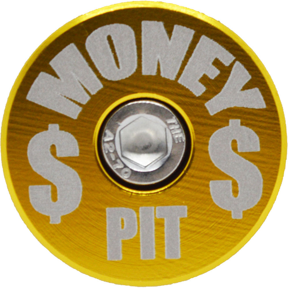 Capped Out Money Pit Top Cap - Gold - Flat
