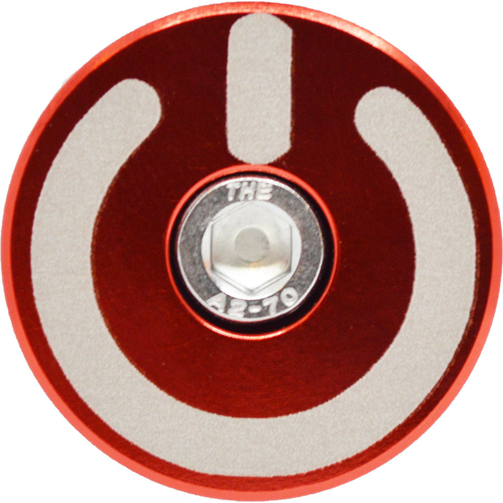Capped Out On Button Top Cap - Red - Flat
