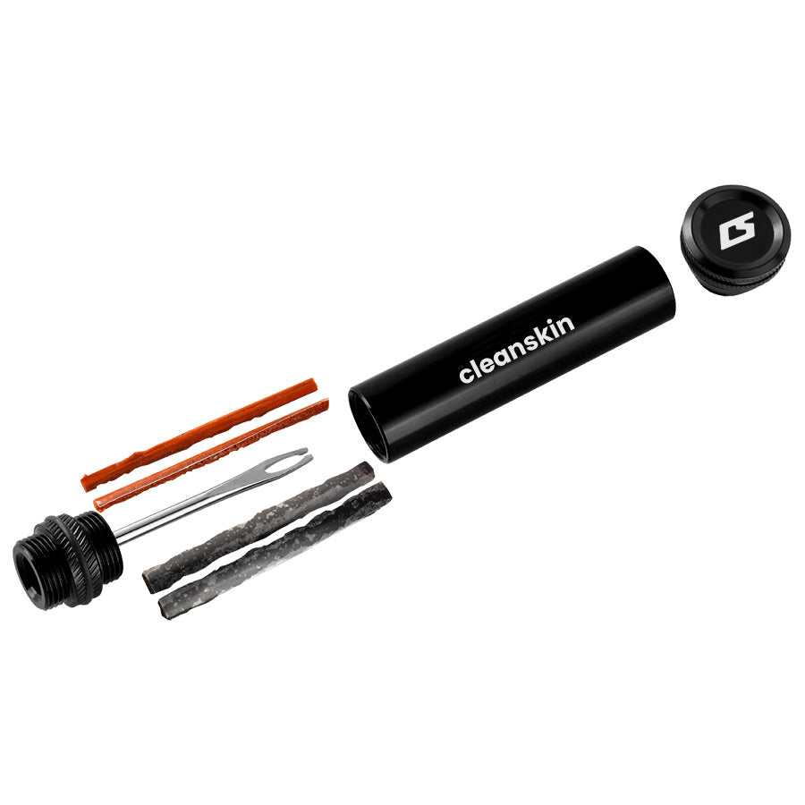Cleanskin Barstash Handlebar Tubeless Repair Kit - Black