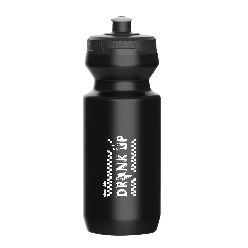Cleanskin 550ml Water Bottle - Black - 550ml
