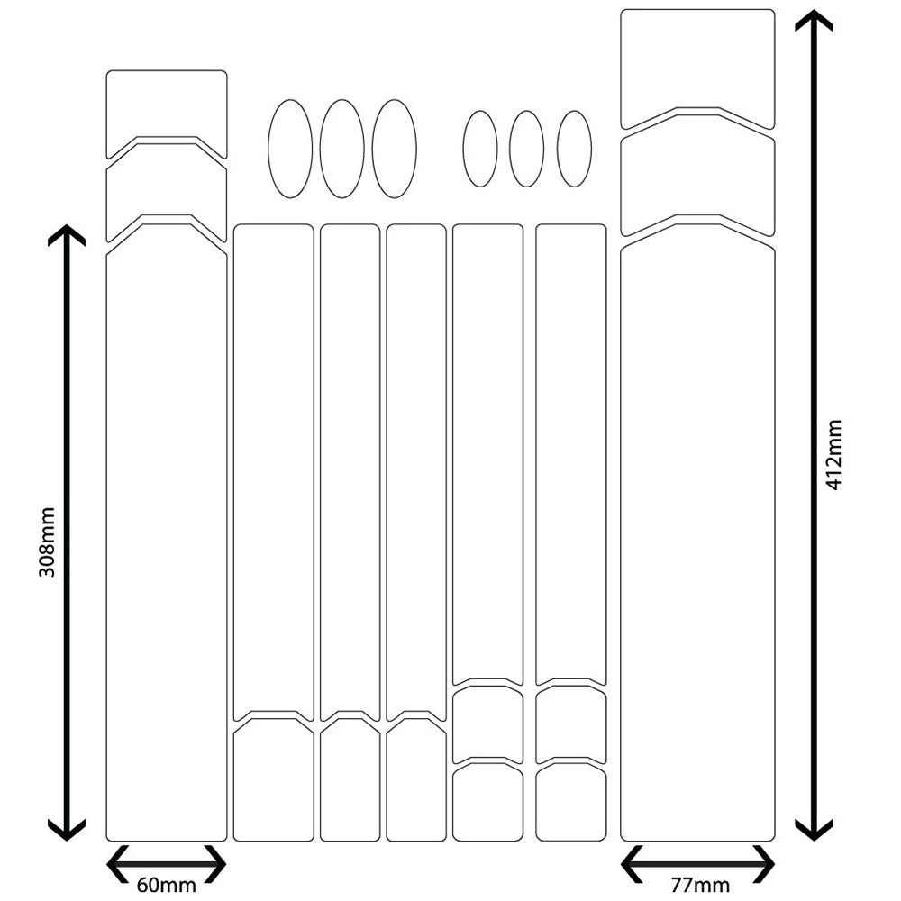 Cleanskin Clearskin Frame Protection Kit - Transparent - Transparent
