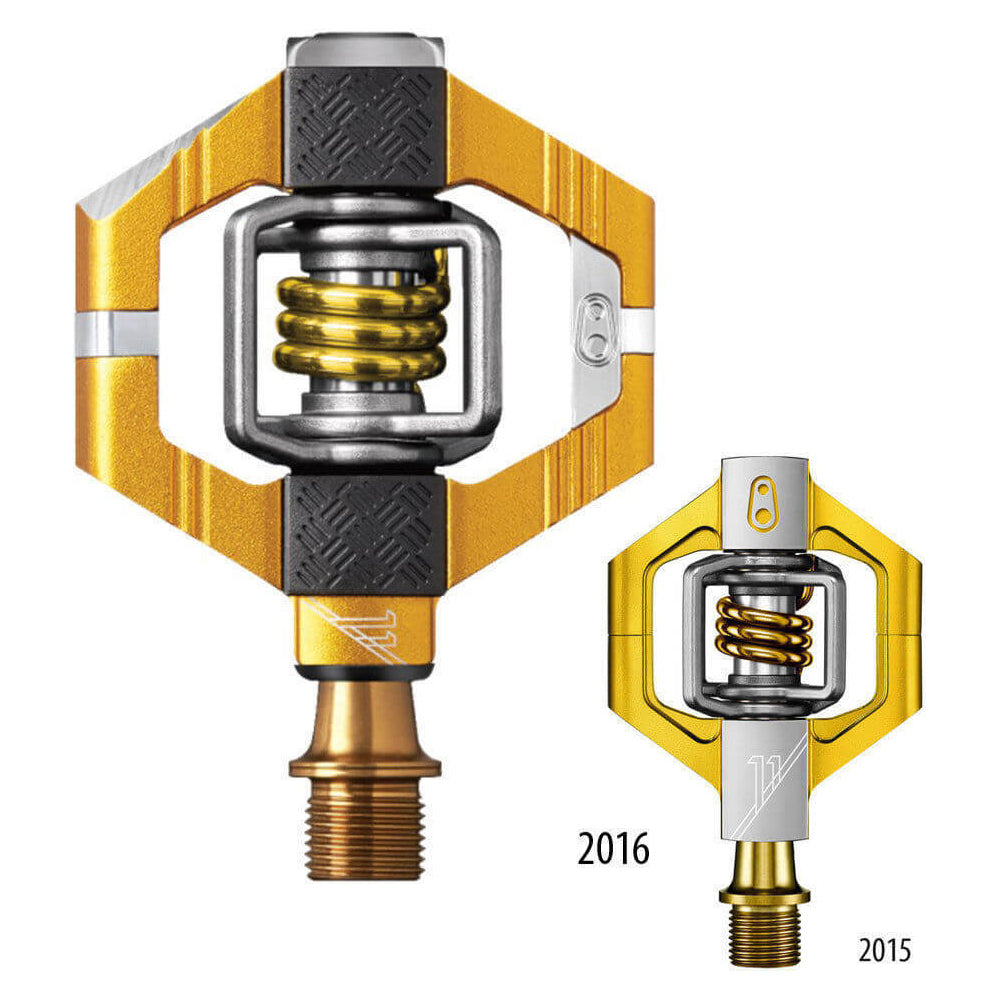 Crank Brothers Candy 11 Pedals - Titantium - Gold