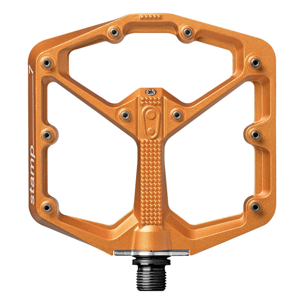 Crank Brothers Stamp 7 Flat Pedals - L - Orange LE