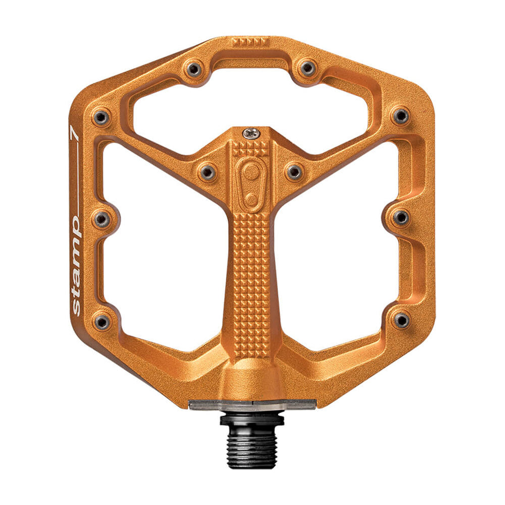 Crank Brothers Stamp 7 Alloy Pedals - Orange LE - S