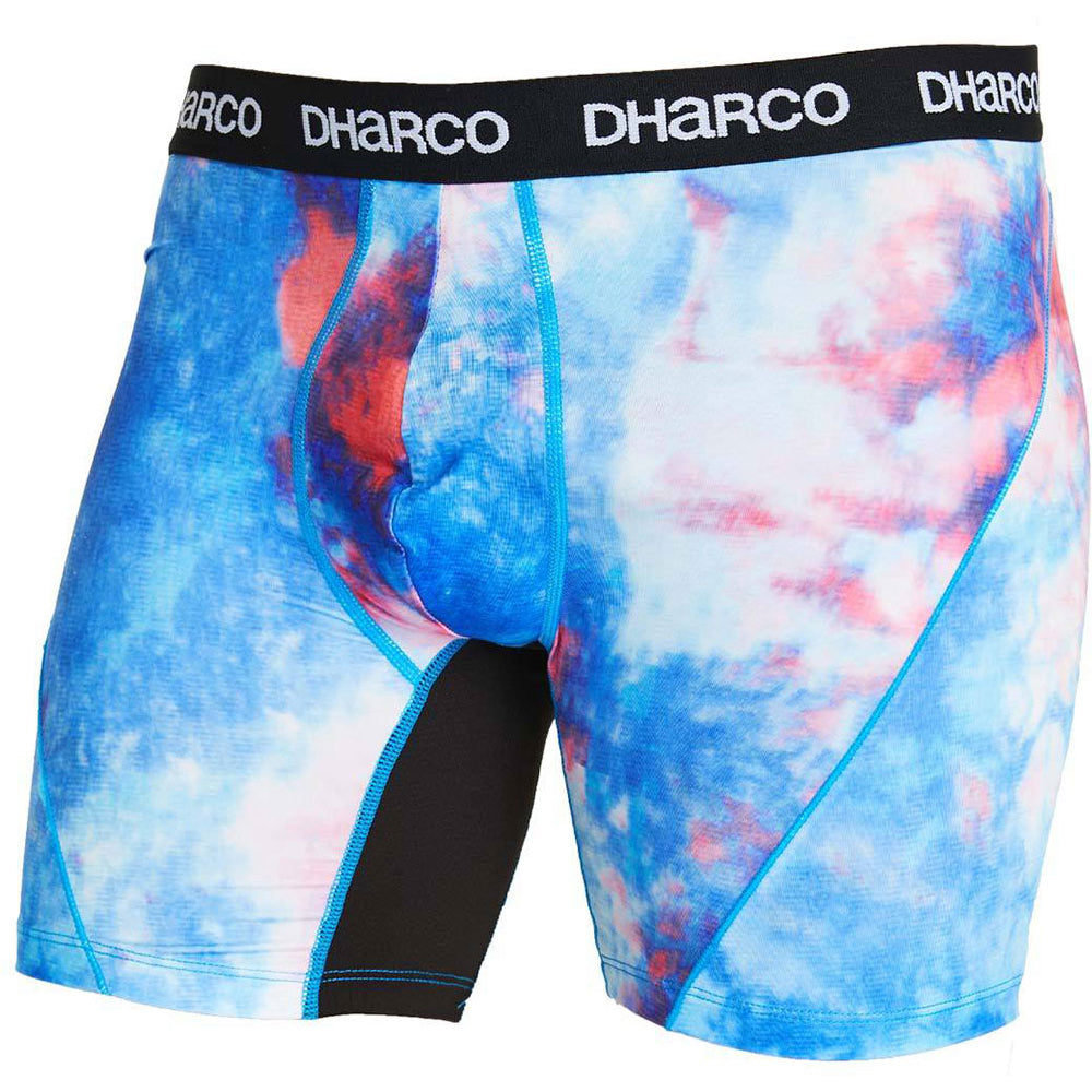 DHaRCO Men's 6 Inch Boxer Briefs - XL - Tie Dye