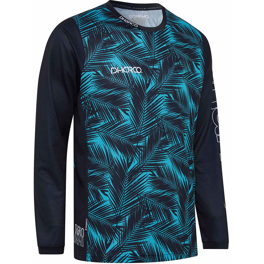 DHaRCO Men's Gravity Long Sleeve Jersey - 2XL - Ice Palm