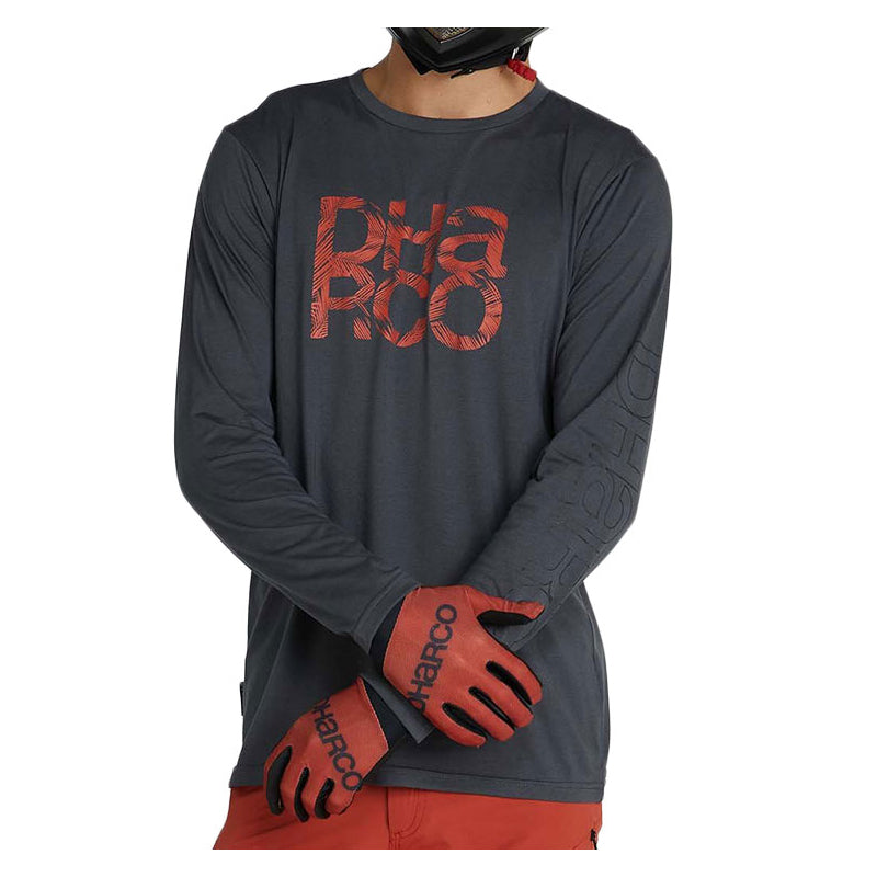 DHaRCO Men's Long Sleeve Tech Tee - XL - Carbon Clay - 2021