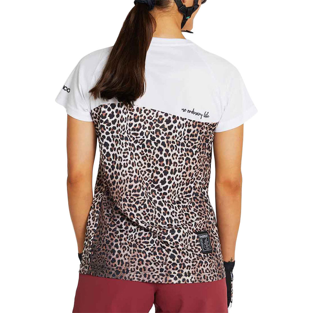 DHaRCO Women's Short Sleeve Jersey - S - Leopard