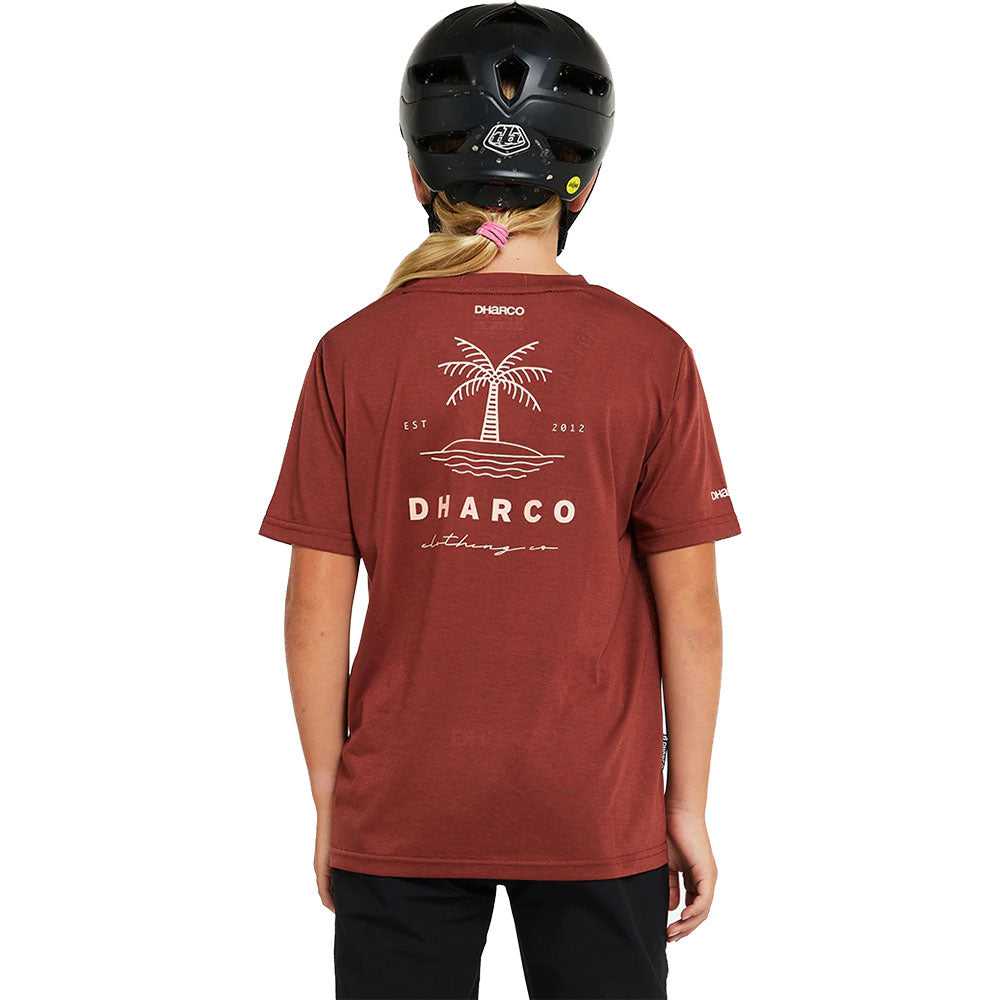 DHaRCO Youth Short Sleeve Tech Tee - Youth S - Red Rock