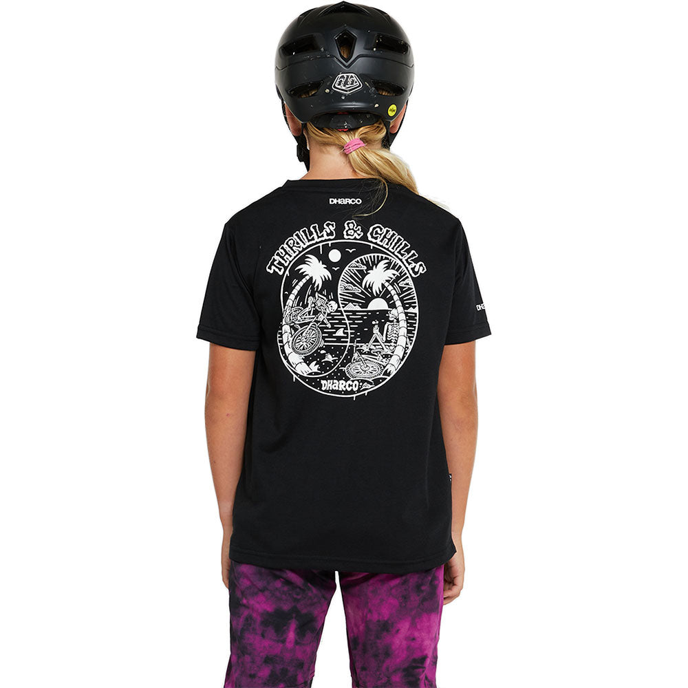 DHaRCO Youth Short Sleeve Tech Tee - Youth L - Thrills and Chills
