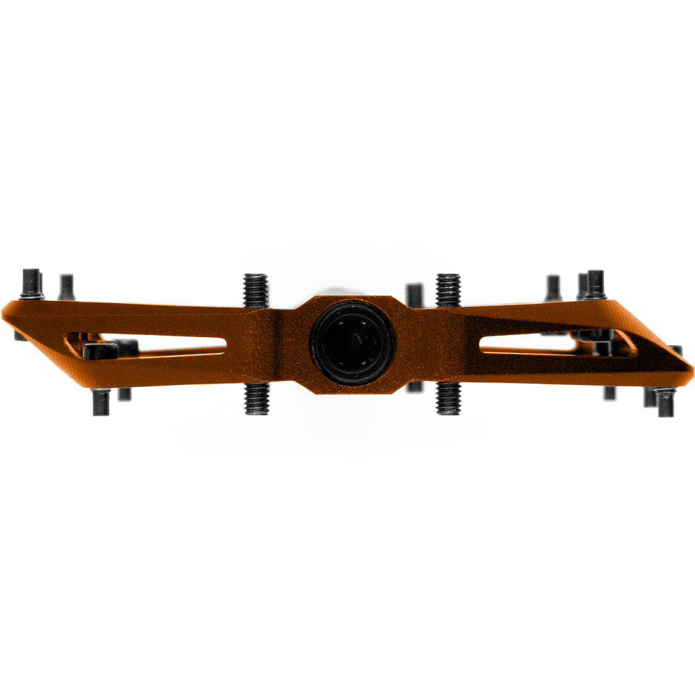 Dert Alloy Flat Pedals - Orange