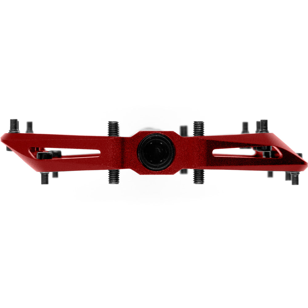 Dert Alloy Flat Pedals - Red